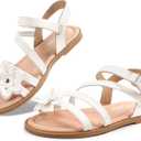 Wulubaba Toddler Girls Sandals Open Toe Dress Sandals for Kids | Cute Flats, Summer Flower Shoes, Toddler Little Kid, Dress Casual Wear
