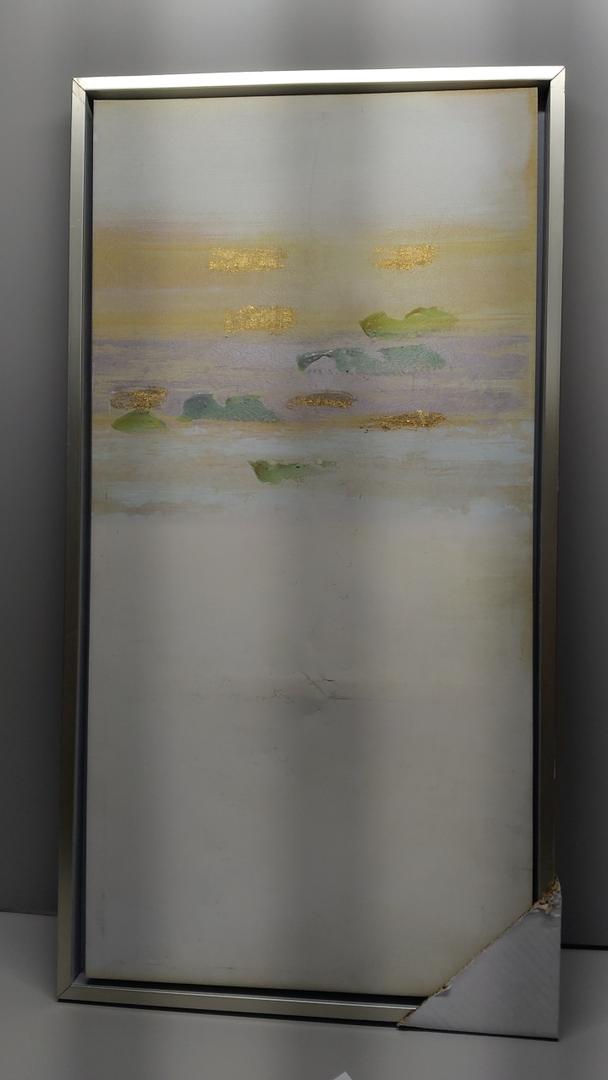 MV Gold abstract art 2 pk 18X36
