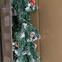 HOLLO STAR 6 ft Prelit Christmas Tree with 233 LED Lights, App Control, Slim Pencil Christmas Tree, Multi-Color RGBW Lights, 588 Flocked Frosted Tips, Xmas Tree, 51 Pine Cones, for Home, Party