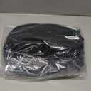 Tomkas Small Dog Sling Carrier - Adjustable Strap & Zip Pocket - Suitable for Puppies (Black)