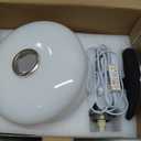 Glivpny Mushroom Lamp Table Lamp for Night Stands,Mid Century Modern Desk Lamps for Bedroom, Vintage Dimmable Bedside Small Lamps, Cute Cool Home Room Aesthetic Decor for Living Room(White)