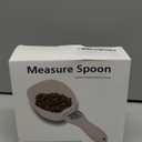 Digital Measuring Spoon Scale, Electronic Kitchen Measuring Spoon Scale, 800g/0.1g High Precision Kitchen Gadget with 5 Units Conversion, Removable Scoop for Cooking, Baking, Pet Food,1PC,Beige