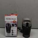 Hamilton Beach Fresh Grind Electric Coffee Grinder for Beans, Spices and More, Stainless Steel Blades, Removable Chamber, Makes up to 12 Cups, Black