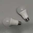 PHILIPS LED 75W A21 2-Pack WhiteDial Multi-CCT (5000K) 1100 Lumen (9W = 75W) Dimmable Clear Flicker-Free Light Bulbs