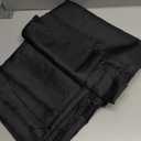 sancua 2 Pack Black Tablecloth 60 x 102 Inch, Rectangle 6 Feet Table Cloth - Stain and Wrinkle Resistant Washable Polyester Table Cover for Dining Tables, Buffet Parties and Camping