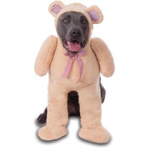 Rubies Walking Teddy Bear Pet Costume for Dogs or Cats, XXL (Brown)