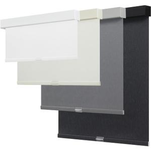 100% Blackout Roller Shades for Windows Cordless Roller Blinds with UV Protection Jacquard Fabric, Room Darkening Thermal Insulated for Home, Easy to Install, 31" W x 48" H, Grey 