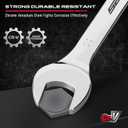 30-Piece Combination Wrench Set - Open End Wrench Set with Organizer Professional 12 Point Wrench Kit Tool for Mechanic Garages Workshops 1/4'' to 1'' & 8-22mm