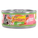 Purina Friskies Wet Cat Food Pate, Pate Salmon Dinner - (Pack of 23) 5.5 oz. Cans BB Date: Sep2027