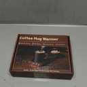 House Gem Mug Warmer - 36W Coffee Mug Warmer for Desk with Temperature Display, 2-12Hrs Auto Shut Off, Smart Candle Warmer - Ideal Coffee Gifts Accessories Keep Beverages Coffee Warmer (Wood) 