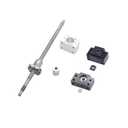 23.62 inch / 600mm Ball Screw RM1204 SFU1204 (End Processing) with Metal Ball Screw Nut and BK10/BF10 End Supports for DIY CNC Machine and 3D Printer