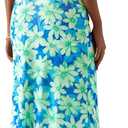PRETTYGARDEN Women's Floral Bodycon Maxi Dress Summer Beach Sundress Sleeveless Spaghetti Strap Wedding Guest Dress (XXL)