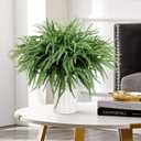 Norfolk Pine Stems Real Touch 50Pcs 14" Christmas Greenery Stems Norfolk Pine Branches Artificial Norfolk Stems Christmas Greenery Pine Branches DIY Crafts Faux Indoor Outdoor Home Decor