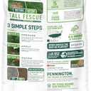 Pennington Smart Patch Tall Fescue 30lb 600 sq. ft. Grass Seed Bare Spot Repair with Mulch and Fertilizer