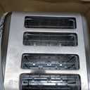 Cuisinart 4 Slice Toaster, Compact Stainless Steel Toaster with Extra-Wide Slots for Toasting Bread, French Toast, Bagels and Pastries, Defrost & Reheat Functions, CPT-180BKSP1, Black/Stainless Steel