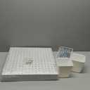 Peg board,Pegboard 32"*32",White Pegboard 4pcs and 32 Peg board Organizer Accessories,Pegboard Wall Organizer,Peg boards,Peg boards for Walls,ABS Plastic Pegboard for Craft Room Garage Kitchen office