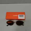 livho 2025 Trendy Oval Sunglasses - Stylish Polarized Shades for Everyday - Retro Metal Frames