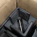 Adjustable Furniture Risers,4Pack Adjustable Bed Risers with Screw Clamp - Heavy Duty Sofa Tables Furniture Risers Fit for Square/Round Furniture Leg Diameter 0.8''-1.6'' (2Inch Black)