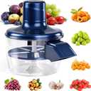 Automatic Grape Peeler Machine, Electric Garlic and Cherry Tomato Peeler, Cordless Fruit Skin Remover for Small Produce, Easy Peeling Kitchen Tool (Blue,1PC)