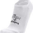 Balega Unisex Adult Hidden Comfort Performance No Show Athletic Running Socks (1 Pair) (Large, White)