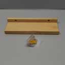 HOMWOO Floating Shelves Walnut Natural Wood Wall Shelves Small Picture Ledge for Home, Living Room, Bedroom, Bathroom, Office, 12 Inches