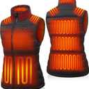 Women Heated Vest, Electric Warming Sleeveless Jacket Lightweight Rechargeable Winter Outerwear for Outdoor Hiking Work, M