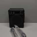 Karaoke Machine, Portable Bluetooth Karaoke Speaker with 2 Wireless Microphones, PA System for Adults Kids with LED Lights & Echo Adjustment, Supports TWS/TF/USB/AUX for Home Party (T03-2 MICS)