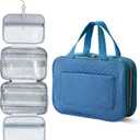Ms. Pen- Travel Toiletry Bag Organizers, Teal, Makeup Travel Bag for Toiletries with Hanging Hook, Water-Resistant