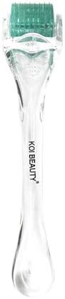 Koi Beauty Professional Derma Roller, 200 Real Individual Titanium Microneedle Roller, Microneedling Roller for Face Body Scalp, Micro Needle Beauty Tool for Men Women