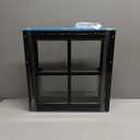 NeatiEase 2 Pack Shed Windows with Black Frame, 12 x 18 Flush Mount Small Window with Tempered Glass and Fiberglass Screen for Shed, Chicken Coop, Playhouse, Household, Garage