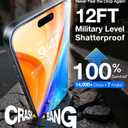 UltraGlass 9H+ Glass for iPhone 13 Pro Max Screen Protector (Military Grade Shatterproof & Longest Durable) Screen Protector 13 ProMax Tempered Glass, 2 Pack