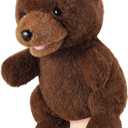 Animal Hand Puppets 11 Inch Safari Jungle Zoo Woodland Puppet Rainforest Grassland Animals Role-Playfor Kids Storytelling Imaginative Pretend Play Teaching Preschool Learning Educational(Brown Bear)