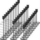 Tioncy 30 Pcs Candlestick Holders Bulk 5.7"/7.7"/9.7" Tall, Metal Taper Candle Holders Fit 0.75 Inch Thick Pillar Candle Stick Candelabra Centerpieces Decor for Wedding Party Table(Black)