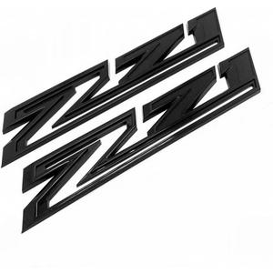 2pack 2019-2026 OEM Z71 Emblems Side Left & Right Badges Compatible with Silverado Tahoe Suburban 84632695 (Gloss Black)