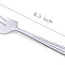 GoGeiLi Stainless Steel Large Serving Fork Set, 9.5-inch Big Serving Fork for Party, Banquet, Buffet, Dishwasher Safe, Set of 3