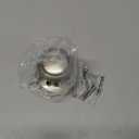 Kwikset Cove Dummy Door Knob, Single Sided Handle for Closets, French Double Doors, and Pantry, Satin Nickel Non-Turning Interior Push/Pull Door Knob, with Microban Protection (1 Pack)