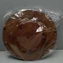 Farmhouse Oak 16" Lazy Susan Turntable Organizer for Cabinet, Round Wooden Lazy Susan Organization and Storage for Dining Table, Pantry, Kitchen, Countertop, Cupboard,Home Decor, Walnut Wood (16")