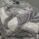 RAINOVA Heated Blanket Electric Throw, Electric Blanket-50''x60'', Soft Flannel Heating Blanket, 10-Level Heating, 10-Hour Auto-off, Gifts for Parents and Elders, Gray, ETL & FCC Certified