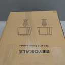 Set of 2 Rustic Table Lamps for Living Room Bedroom, Farmhouse Vintage Nightstand Lamp with 2 USB Ports, Hollow Out Resin Lamp for End Table with Nightlight, Bulbs Included (Wash White)