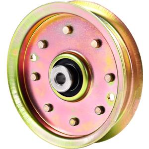 12675 Flat Idler Pulley for Cub Cadet 956-04129 956-04129C 756-04129B 756-04129C, MTD 753-08171 756-04129C-Fits 38" 42" 46" 54" Decks, Lawn Mower Replace Part, Compatible with Cub Cadet MTD Mowers