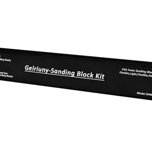 D4403 Black Long 16.5" Sanding Block,Auto Body Sanding Block,Automotive Sanding Blocks,Sanding Blocks Auto Body,Flexible EVA Foam Wet or Dry Sanding Blocks,Car Sanding Block,Light,Semi Rigid Pack of 3
