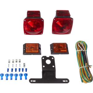 MAXXHAUL 70094 12V Incandescent Trailer Light Kit | Stop, Tail, Brake, Turn Lights | License Plate Light Included | Stud-Mount Design | DOT Compliant | Fits Utility, Cargo, Camper, RV, Truck Trailers