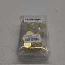 CHICTIE Gold Shower Curtain Hooks, Rustproof Shower Curtain Rings for Bathroom, Metal Shower Hooks for Shower Curtain Rod, Modern Decorative Shower Curtain Hangers Set of 12, Round Heavy Duty Design