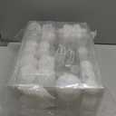 SHareconn 100pcs Christmas Tree Decorations Ornaments Set, Shatterproof Plastic Baubles Decorative Balls for Xmas Tree Decor Holiday Wedding Party, White