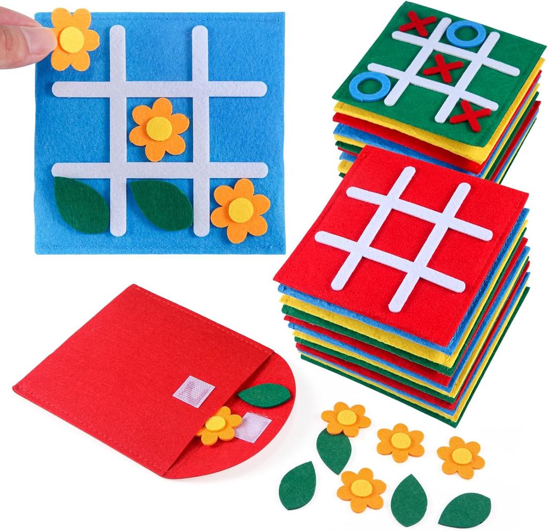 30 Pack Tic Tac Toe Mini Board Games Toys for Kids and Family, Birthday Party Favors Goodie Bag Stuffers for Kids, Bulk Gifts for Students, Classroom Prizes for Kindergarten