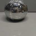 Disco Ball Planter | 7 Disco Ball Vase for Flowers & Plants | Handmade Silver Square Small Mirrors Center Piece | Disco Ball Plant Holder Silver