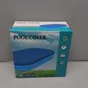Rectangular Inflatable Pool Cover – Above Ground Pool Cover 120"x72" (305x183cm) – Solar Cover for Family Pools & Swim Center – Ideal for Family Pools, Swim Centers, Outdoor Garden, 10' x 6'