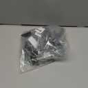 Desk Mount Bag Holder Hook Clamp,On Backpack Hanger Portable Desk Mount Headphones Holder for Reduce Desk Clutter Table Desk Table Hanging Storage (4 Pcs-Double Hook Black)