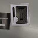 Anti-theft Tracking Wallet Smart Wallet with Location Tracking, Air Wallet Build in Airtag Chip Compatible with Apple Find My iOS Only, RFID-Blocking Card Holder with Money Clip (Carbon Fiber)