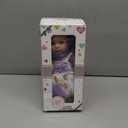 12" Baby Doll with Flower Pattern Backpack Carrier,12 Inch Realistic Baby Dolls with Clothes and Accessories Hanky Pacifier Bottle Diaper Toy Pretend Play Collection for 3+ Child Girls Gifts